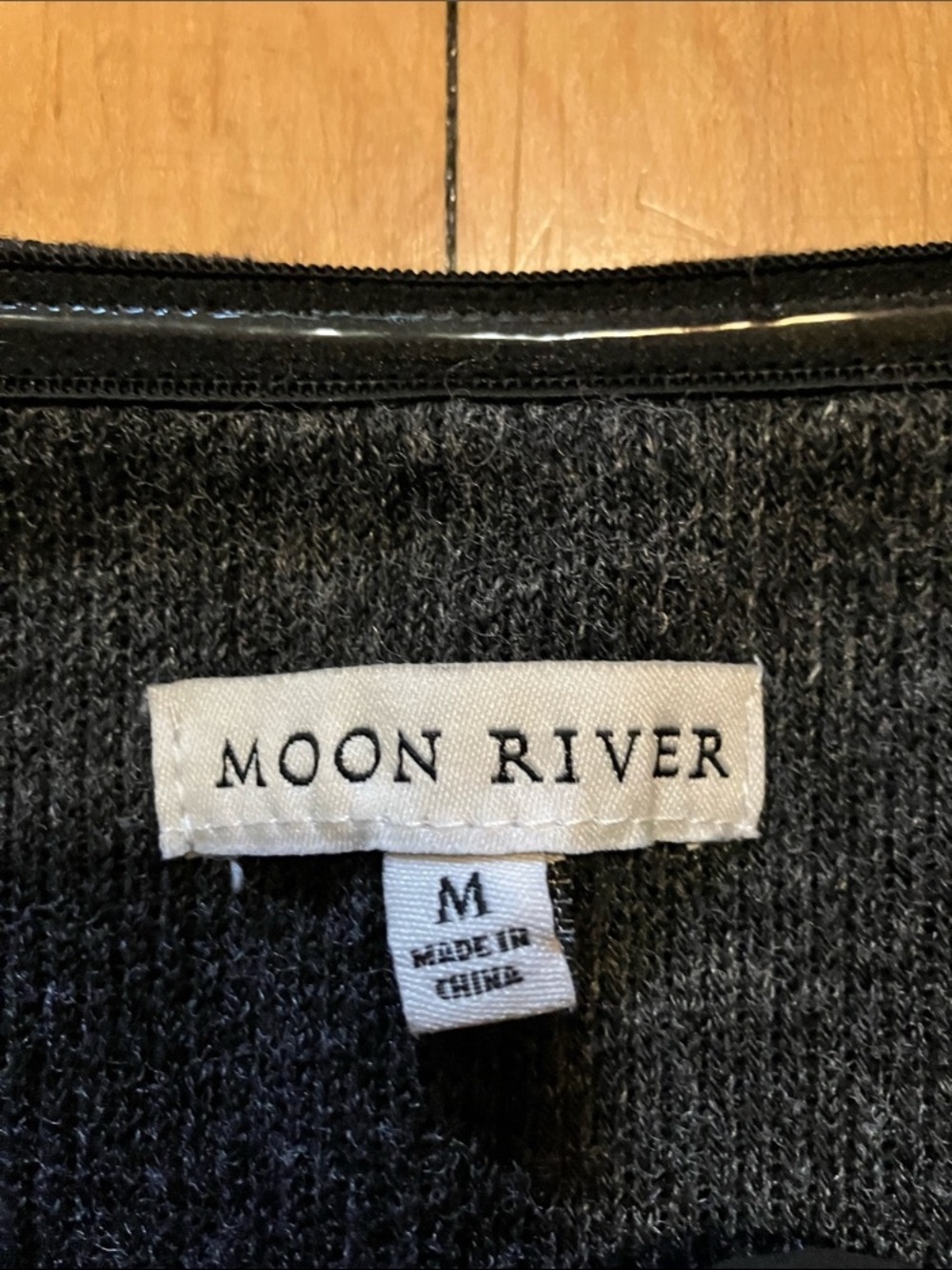 Anthropologie Moon River Knit Peplum Strapless Gray Top Matching Set Medium - Picture 3 of 9